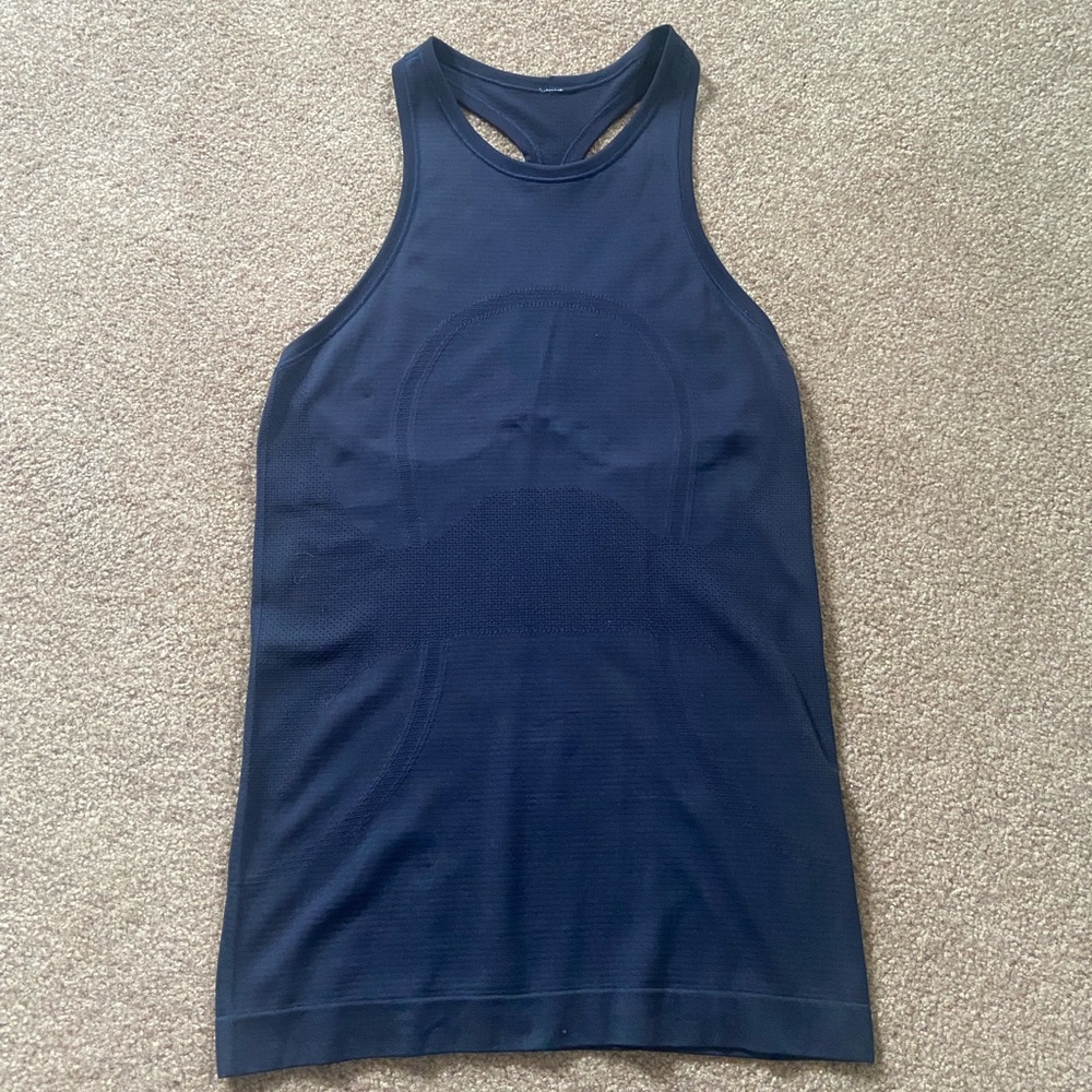 Navy swiftly racer back